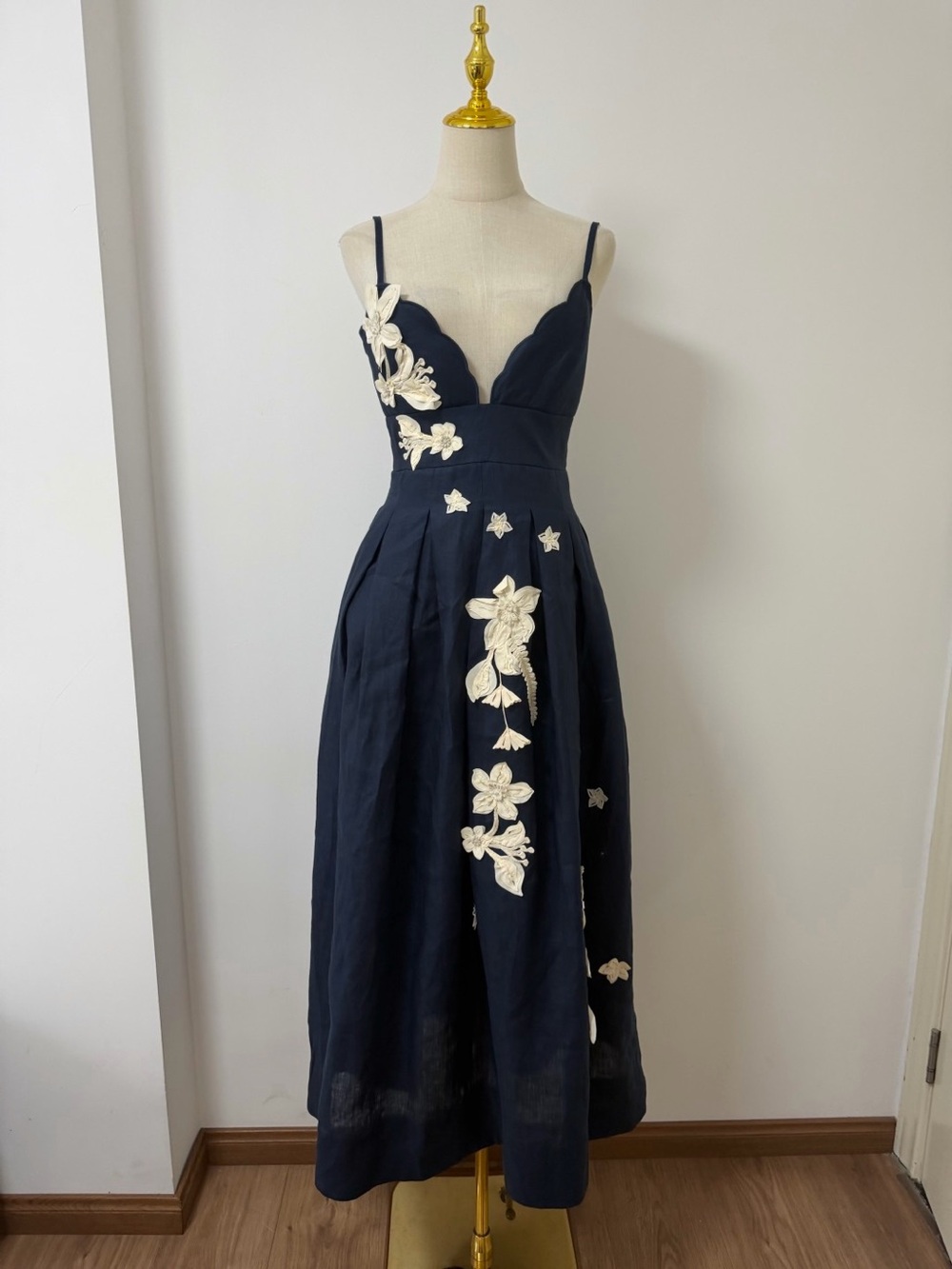 AGUA BY AGUA BENDITA Sula Cauca linen-floral maxi dress - Picture 6 of 11
